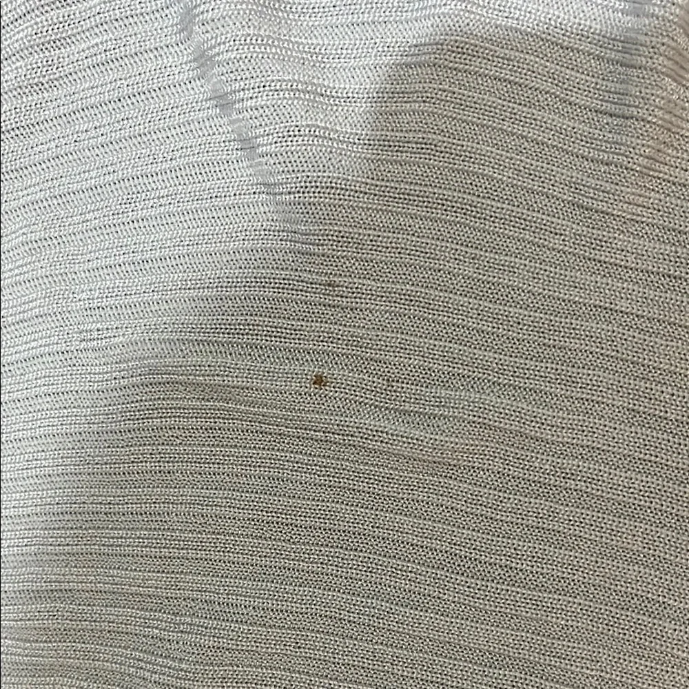 Cream Ribbed Open Cardigan - Picture 4 of 4